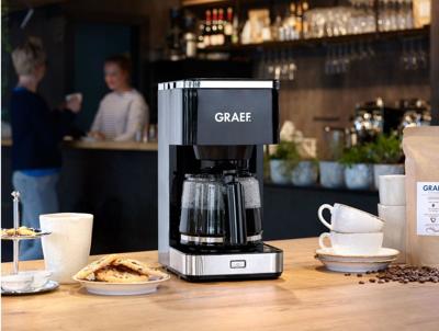 Graef FK 402 Koffiezetapparaat Zwart Capaciteit koppen: 10 Glazen kan, Warmhoudfunctie Graef FK 402 Koffiezetapparaat Zwart Capaciteit koppen: 10 Glazen kan, Warmhoudfunctie