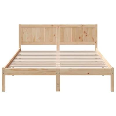 Bedframe Bruin 160 x 200 cm Massief grenenhout