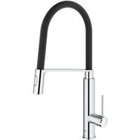 GROHE Concetto Keukenkraan - hoog - uittrekbare uitloop - 2 straalsoorten - met profesionele handdouche - chroom 31491000 - thumbnail