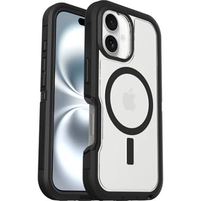 Otterbox Defender XT Case Apple iPhone 16 Zwart, Transparant Otterbox Defender XT Case Apple iPhone 16 Zwart, Transparant