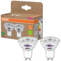 OSRAM HOMELIGHTING 4099854245299 LED-reflectorlamp-lamp Energielabel A (A - G) GU10 Reflector 2 W = 50 W Warmwit (Ø x h) 50 mm x 50 mm 2 stuk(s) - thumbnail