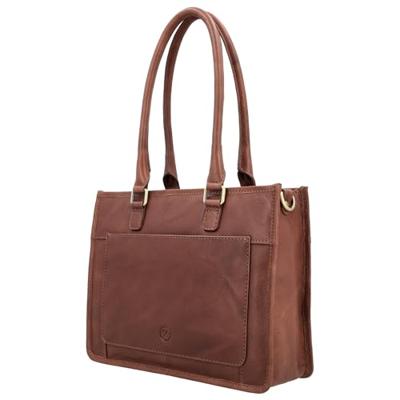Hide & stitches jura leren schoudertas-Brown