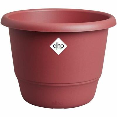 Bloempot - ELHO - Amiga Rond 35 - Rood - L 35 x B 34,5 x H 26 cm - Buiten - 100% gerecycled