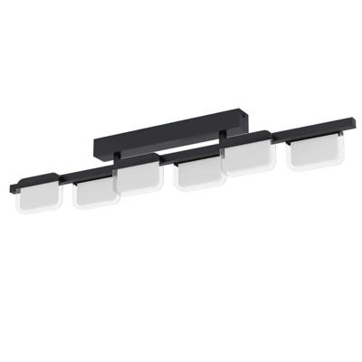 Eglo Zwarte plafondlampErvidel met led - 98875