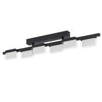 Eglo Zwarte plafondlampErvidel met led - 98875 - thumbnail