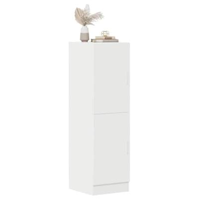 Keukenkast 38x41,5x131,5 cm bewerkt hout wit