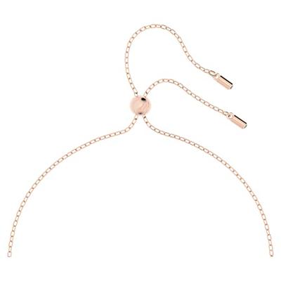 Swarovski 5636500 Ketting Hollow Circle rosekleurig-wit 75 cm