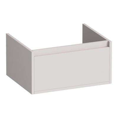 Brauer Hope - Onderkast - 60 cm - met 1 Softclose Lade Greeploos en 1 Sifon Uitsparing - Mat Zand
