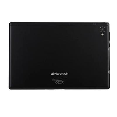Microtech e-Tab ETL101GB Tablet LTE, Android 10, Google Play Store, Unisoc T618, RAM 4 GB, geheugen 64 GB, display 10,1 inch FHD IPS, batterij 6.000 mAh, Bluetooth, WLAN, USB-C, webcam, zwart