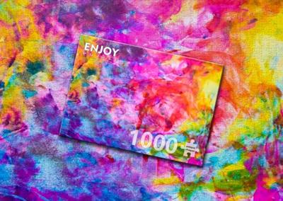 Colourful Abstract Oil Painting Puzzel 1000 Stukjes