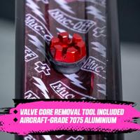Muc-Off Muc off tubeless valve v2 sv (44mm) colour: red aluminium - thumbnail