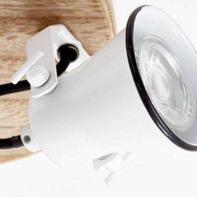 Brilliant Seed 82224/05 Plafondspot LED GU10 10 W Wit, Hout (licht) Brilliant Seed 82224/05 Plafondspot LED GU10 10 W Wit, Hout (licht)