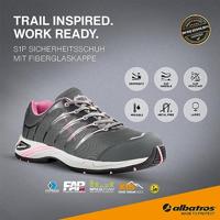 Albatros TWIST PINK WNS LOW ESD HRO SRC 645200-36 Veiligheidsschoenen ESD S1PS Schoenmaat (EU): 36 Grijs, Pink 1 stuk(s) - thumbnail