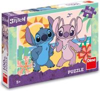 DinoToys Dino puzzel van disney&apos;s stitch - 100 xl stukjes - thumbnail