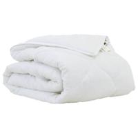 VidaXL Zomer dekbed wit 220 x 135 x 3 cm polyester - thumbnail
