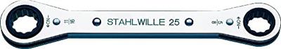 Stahlwille 41563234 25AN 1/2 X 9/16 RATSCHENRINGSCHLUESSEL Dubbele ringsleutelratelset Sleutelbreedte (inch) 1/2 - 9/16