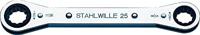 Stahlwille 41563234 25AN 1/2 X 9/16 RATSCHENRINGSCHLUESSEL Dubbele ringsleutelratelset Sleutelbreedte (inch) 1/2 - 9/16 - thumbnail
