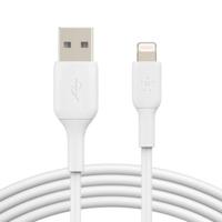 Belkin Lightning-kabel (Boost Charge Lightning/USB-kabel voor iPhone, iPad, AirPods) MFi-gecertificeerde iPhone-laadkabel (wit, 3 m) - thumbnail
