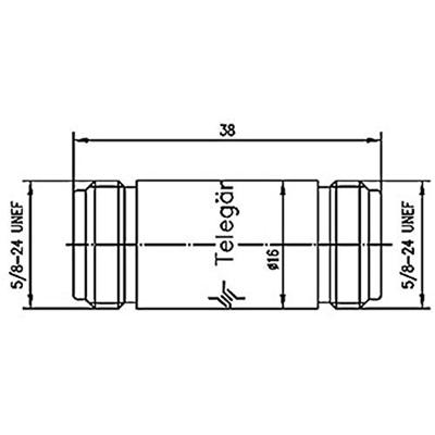 Telegärtner 100024109 100024109 BNC-adapter N-bus - N-bus 1 stuk(s)