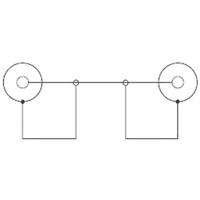 SpeaKa Professional SP-7869816 Cinch Audio Adapter [1x Cinch-koppeling - 1x Cinch-koppeling] Zwart - thumbnail