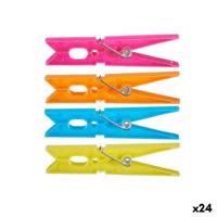 Kledinghaken Multicolour Plastic 24 Onderdelen Set (24 Stuks) - thumbnail