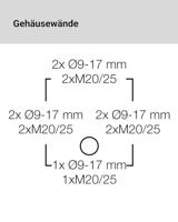 Hensel 62000003 Verdeeldoos Halogeenvrij, Verzegelbaar (l x b) 104 mm x 104 mm 1 stuk(s) - thumbnail