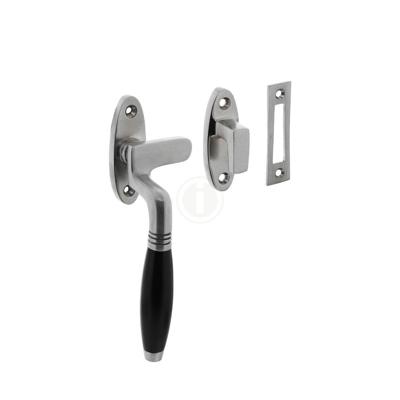 Intersteel Raamsluiting links Ton - chroom mat/ebbenhout