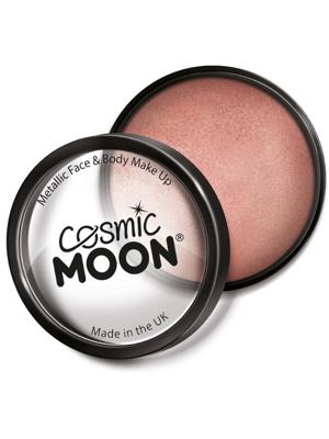 Cosmic Moon Body Face Schmink Metallic Ros Goud