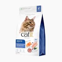 Catit Recipes Kattenvoer voor volwassenen, vogelrecept met zeevis, 400 g - thumbnail
