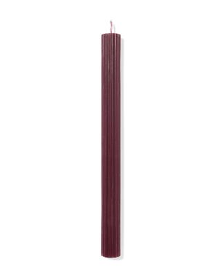 HEMA Huishoudkaars Ø2.2x24cm reliëf aubergine (aubergine)