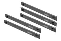 Digitus DN-97651-5 19 inch Afdekking voor patchkast 1 HE Zwart - thumbnail
