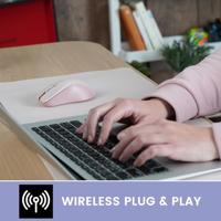 Perixx PERIMICE-621 M Ergonomische muis Radiografisch Roze - thumbnail