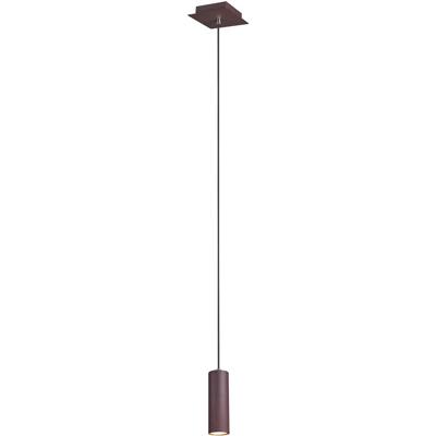 LED Hanglamp - Trion Mary - GU10 Fitting - 1-lichts - Vierkant - Roestkleur - Aluminium