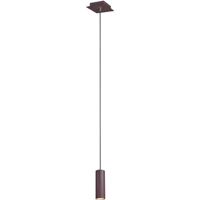 LED Hanglamp - Trion Mary - GU10 Fitting - 1-lichts - Vierkant - Roestkleur - Aluminium - thumbnail