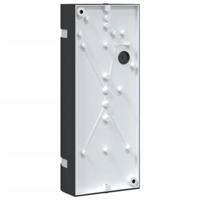 VidaXL Buitenwandlamp gegoten aluminium zwart - thumbnail