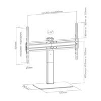 TV houder Aisens DT70S-253 70" 37" 40 kg - thumbnail