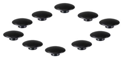 Elvedes rubberen afdekdopje voor 5mm inbusbout (10 stuks)