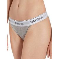 Calvin Klein High Leg Tanga slip dames - Hoog opgesneden dames slip - Rio onderbroek katoen - XS - Grijs - Onderbroek - Ondergoed - XS - Onderbroek - thumbnail
