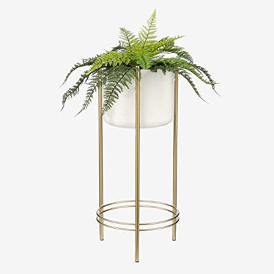 Kunstplant mica varen groen in pot stan grijs Kunstplant mica varen groen in pot stan grijs