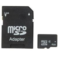 4GB High Speed geheugenkaart klasse 4 Micro SD(TF) uit Taiwan schrijven: 7mb/s lees: 15mb/s (100% echte Capacity)(Black) - thumbnail