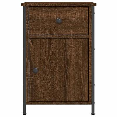 Nachtkastjes 2 st 40x42x60 cm bewerkt hout bruineikenkleurig Nachtkastjes 2 st 40x42x60 cm bewerkt hout bruineikenkleurig