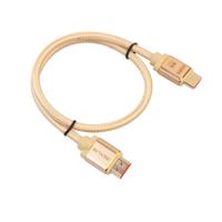 1m HDMI 2.0 versie 4K 1080P aluminiumlegering Shell lijn hoofd-vergulde Connectors HDMI Male naar HDMI Male Audio Video adapterkabel - thumbnail