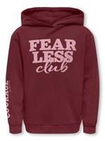 Kids ONLY winter hoodie meisjes - paars - KogDiana - cropped fit - thumbnail