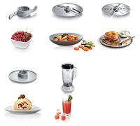 Bosch MCM3201B keukenmachine 800 W 2,3 l Zwart, Transparant - thumbnail