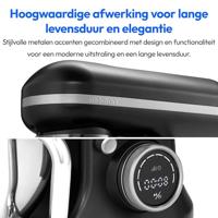 Robot da pasticceria - MEDION - MD18420 - 1200 W - 5 L - 8 velocità - Ciotola per gelato - Nero - thumbnail