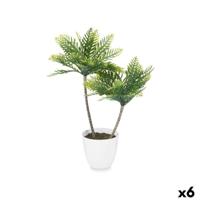 Decoratieve plant Palmboom Plastic 36 x 55,5 x 24 cm (6 Stuks) - thumbnail