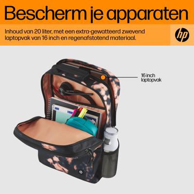 HP Campus XL Laptoprugzak Geschikt voor max. (laptop): 40,9 cm (16,1) Baltic Blue, Lichtoranje HP Campus XL Laptoprugzak Geschikt voor max. (laptop): 40,9 cm (16,1) Baltic Blue, Lichtoranje