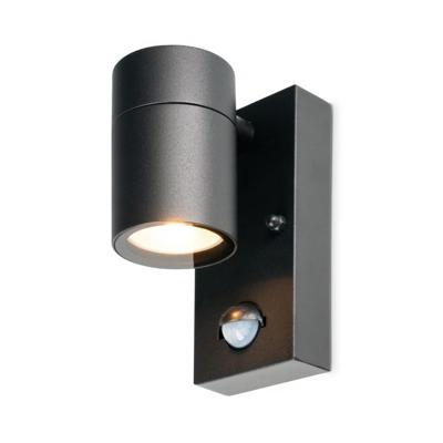 Mason wandlamp - 2700K warm wit - Bewegingsmelder en schemerschakelaar - IP44 spatwaterdicht - Spotlight voor binnen en buiten - Zwart Mason wandlamp - 2700K warm wit - Bewegingsmelder en schemerschakelaar - IP44 spatwaterdicht - Spotlight voor binnen en buiten - Zwart