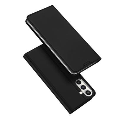 Dux Ducis Samsung Galaxy S25 FE - Slim bookcase hoesje - Zwart Dux Ducis Samsung Galaxy S25 FE - Slim bookcase hoesje - Zwart