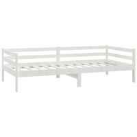 VidaXL Slaapbank massief grenenhout wit 90x200 cm - thumbnail